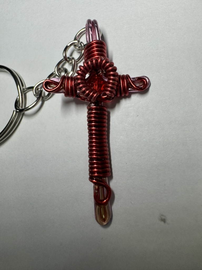 Red Cross Keychain